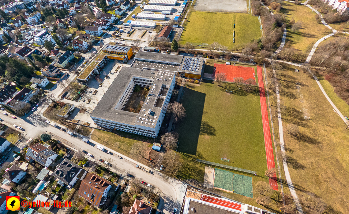 20.02.2023 - der Hachinger Bach zwischen Berg am Laim und Neuperlach